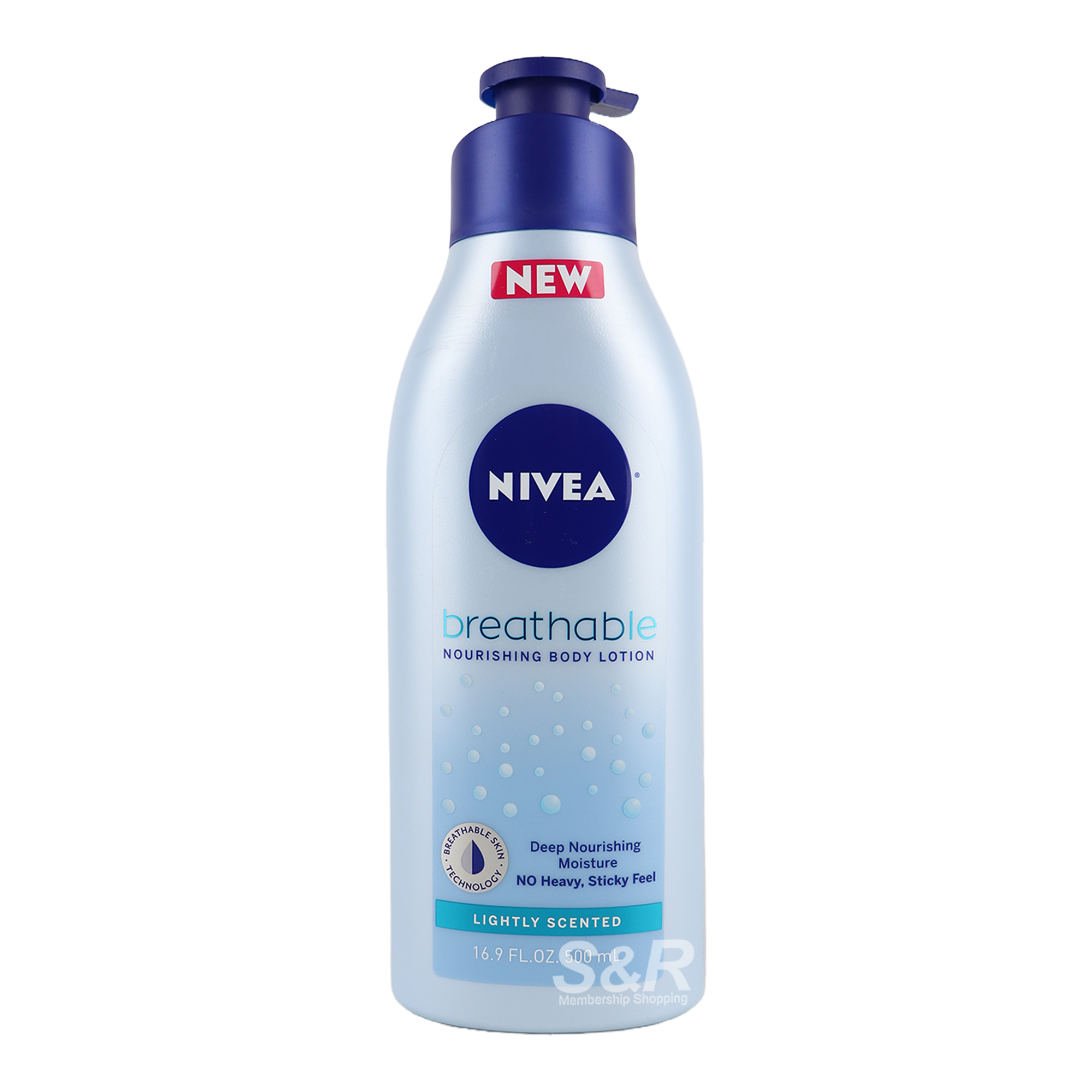 Nivea Breathable Nourishing Body Lotion Lightly Scented 500mL Nivea Breathable Nourishing Body Lotion Lightly Scented 500mL